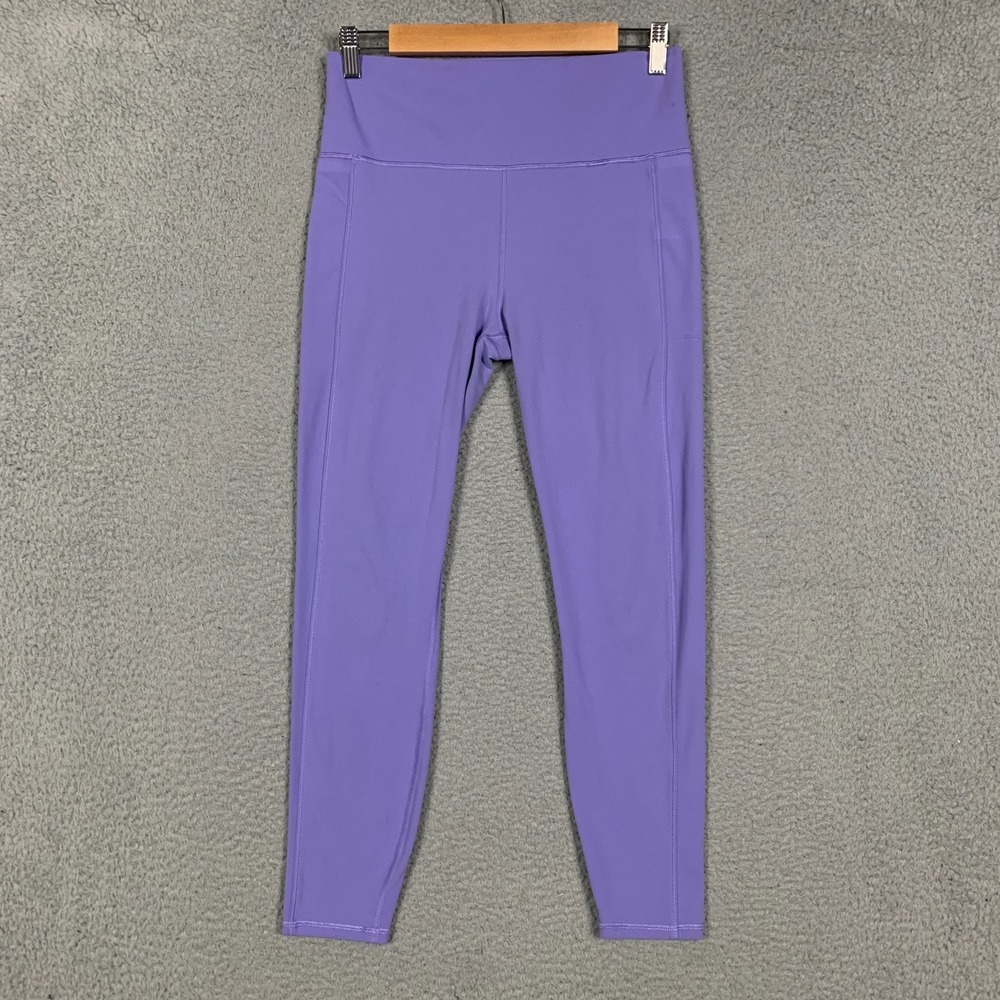 Vuori Daily Pocket 7/8 Legging Women's Large Ultra Violet High Rise Workout Yoga